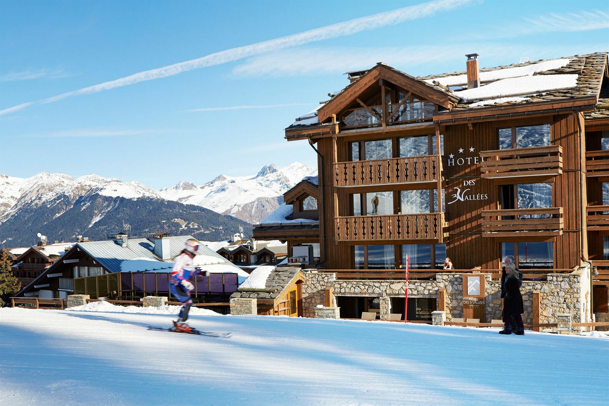 Hotel Des Trois Vallees Courchevel Buitenkant foto